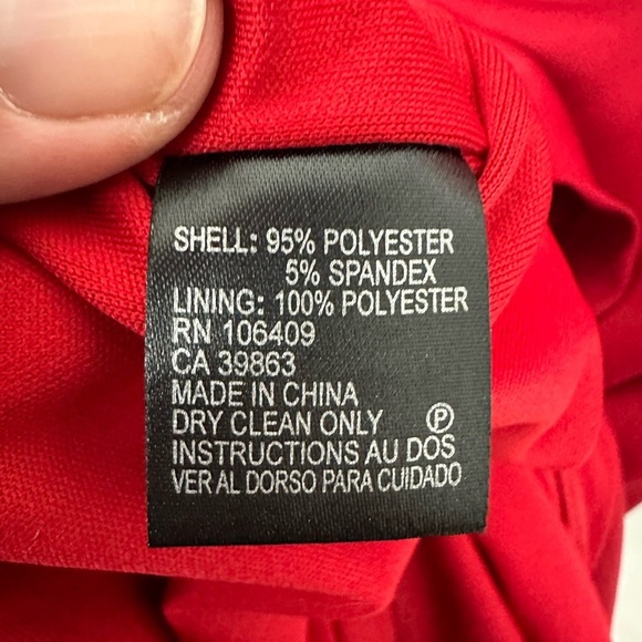 TAHARI Fold Over Neck Sheath Dress Sz 10 - Picture 7 of 10